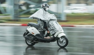 Sang mai khong khi lanh tran ve mien Bac, troi mua rai rac hinh anh