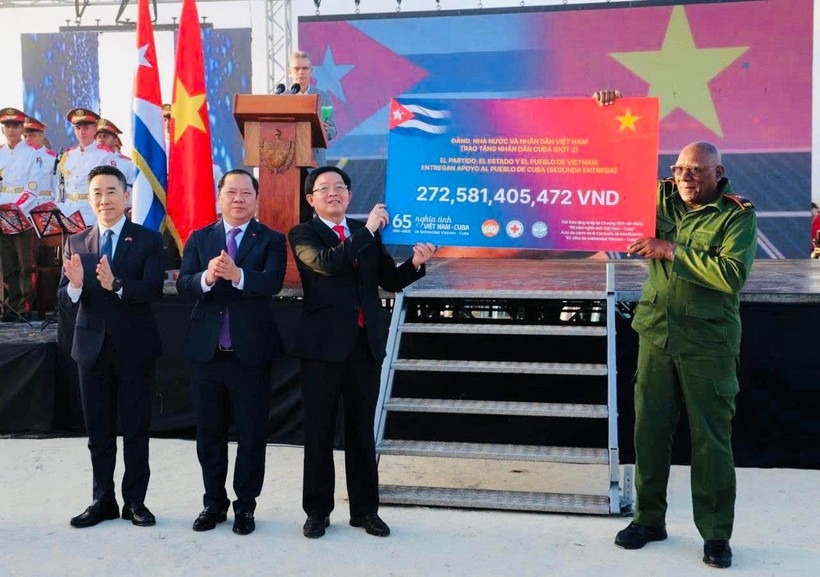 Chuong trinh '65 nam nghia tinh Viet Nam-Cuba' van dong duoc hon 656 ty dong hinh anh