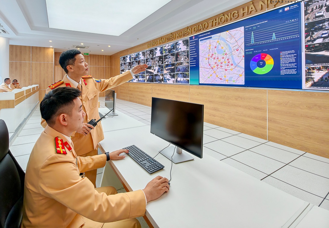 Hon 1.800 camera AI o Ha Noi phat hien 28 loi vi pham giao thong hinh anh