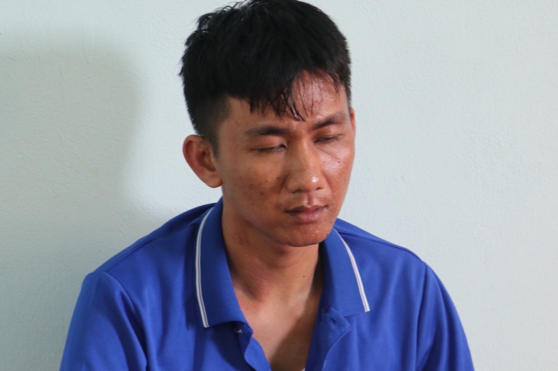 Loi khai cua nghi pham dam tu vong bao ve Benh vien da khoa Vinh Long hinh anh