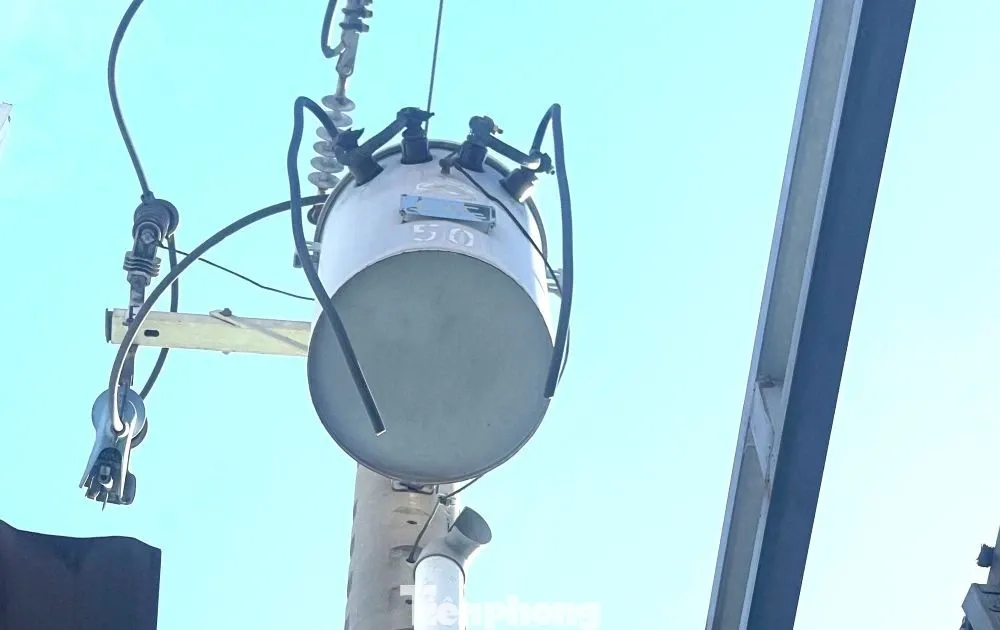 Day dien tai tram bien the 'bien mat', ca xom mat dien hinh anh