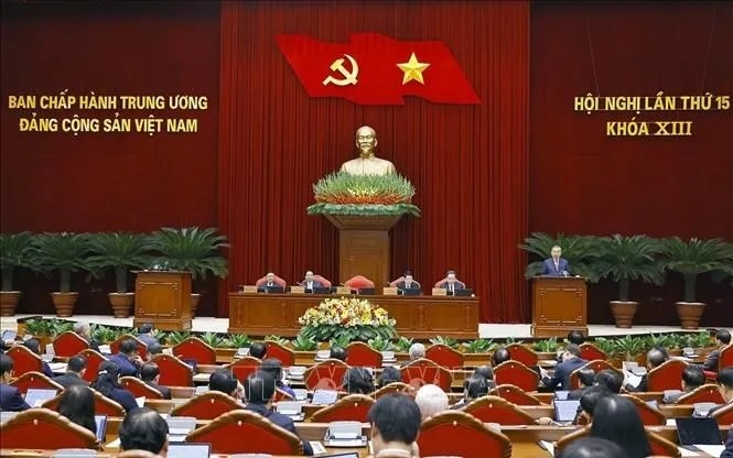 Khai mac Hoi nghi lan thu 15 Ban Chap hanh Trung uong Dang khoa XIII hinh anh
