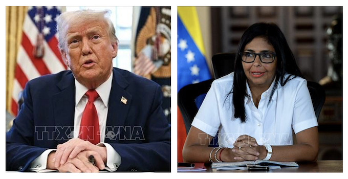 TT Trump canh bao TT lam thoi Venezuela 'se phai tra gia lon' hinh anh