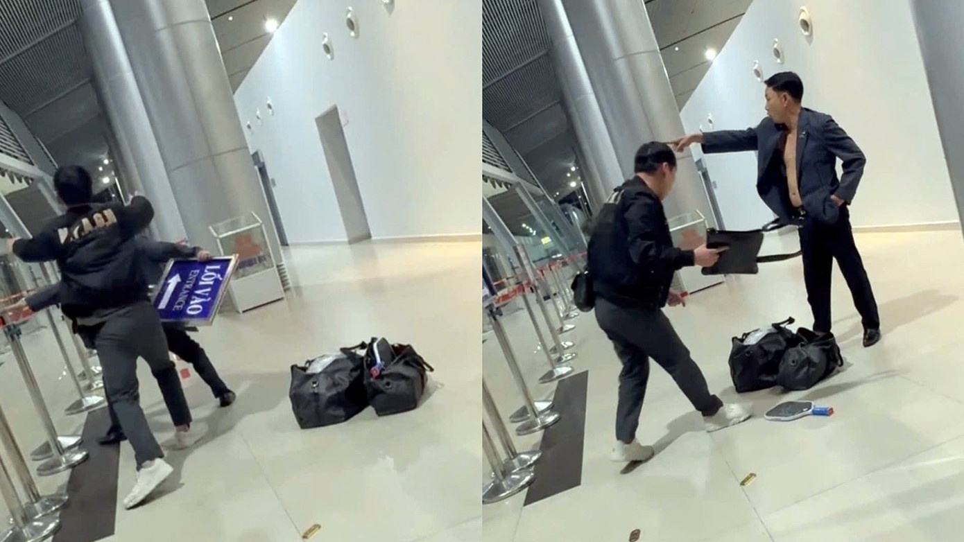 Hanh khach say ruou, gay roi tai san bay Cat Bi hinh anh