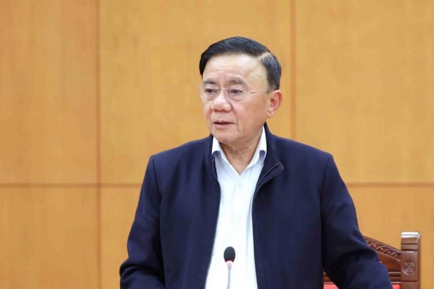 Thuong truc Ban Bi thu ra soat cong tac chuan bi Dai hoi XIV cua Dang hinh anh