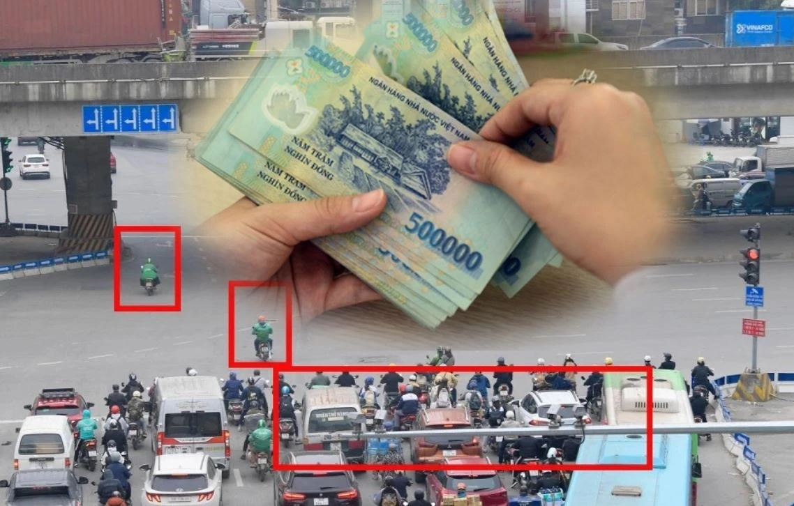 Hieu dung ve viec khau tru luong khi dong phat vi pham giao thong hinh anh