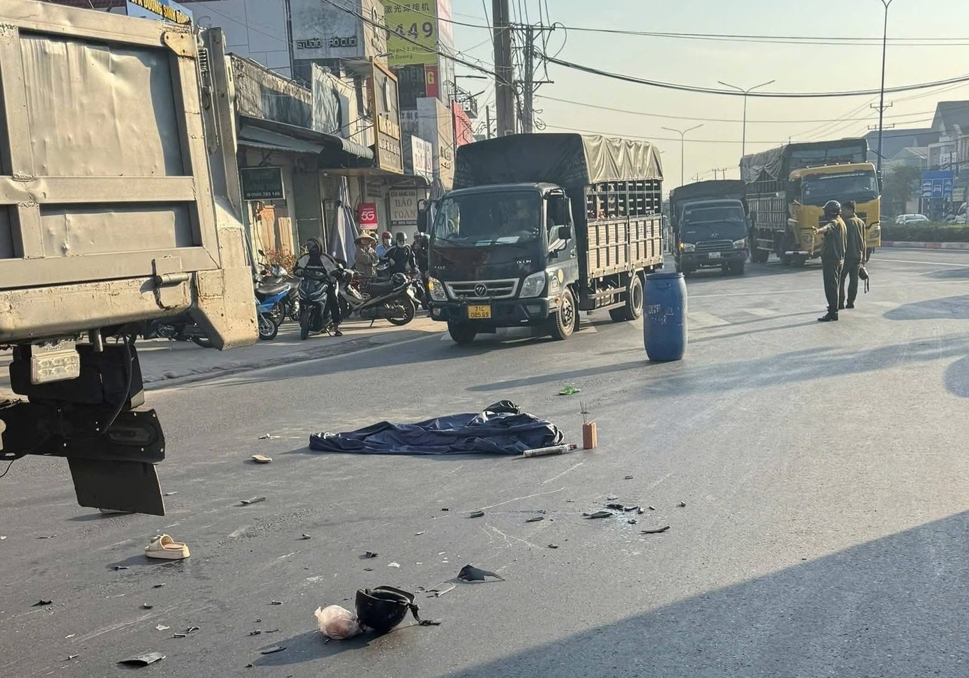 Xe may lot gam TP.HCm anh 1