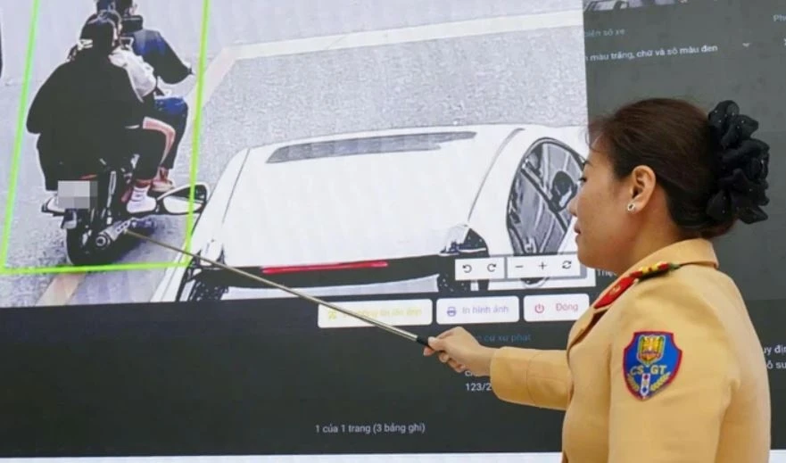 Danh sach 25 tuyen pho Ha Noi lap camera AI phat nguoi hinh anh