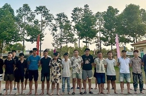 Bat giu 27 nguoi nhap canh trai phep tu Campuchia hinh anh