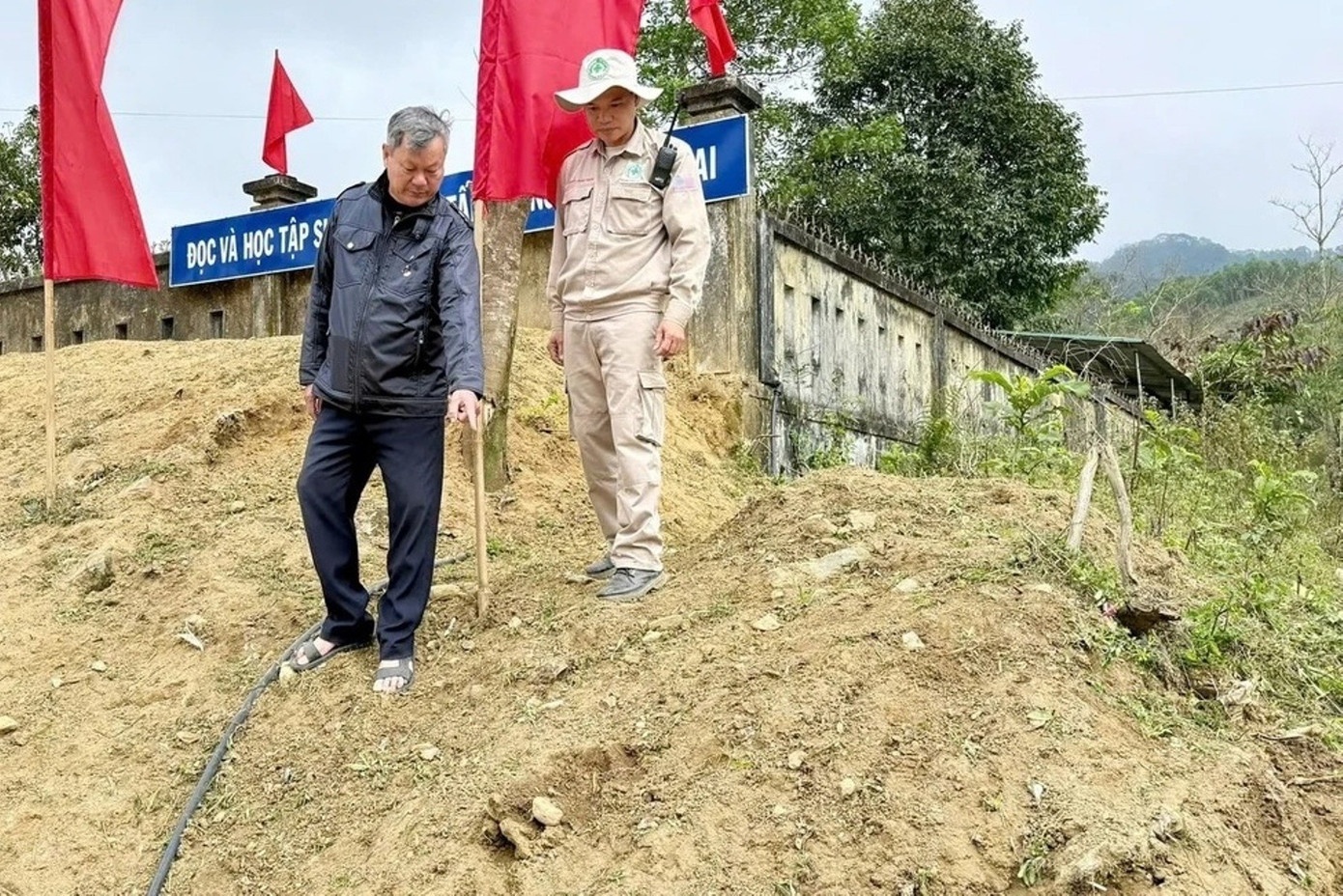 Bom chum cong truong Hue anh 1