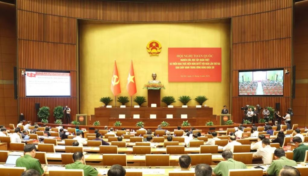 Hoi nghi toan quoc quan triet va trien khai Nghi quyet TW 2 khoa XIV hinh anh