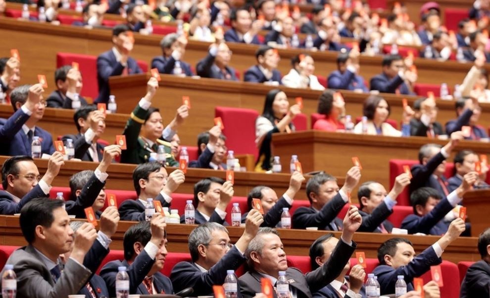 Hom nay, Dai hoi XIV cua Dang buoc vao ngay lam viec chinh thuc thu ba hinh anh