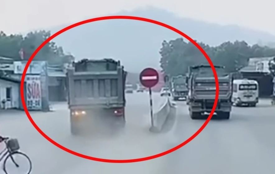 Xu phat xe tai nguoc chieu nho phan anh tren OFFB hinh anh