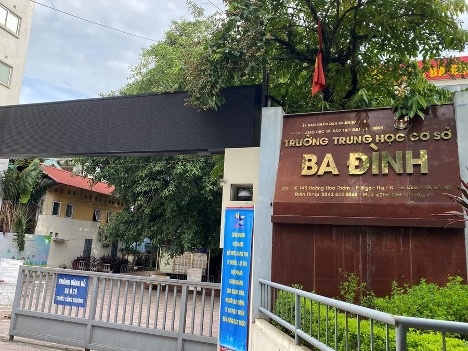 Sap xet xu,  cuu Hieu truong,  Truong THCS Ba Dinh,  Nguyen Thi Binh,  Pham Thi Minh Nguyet anh 1