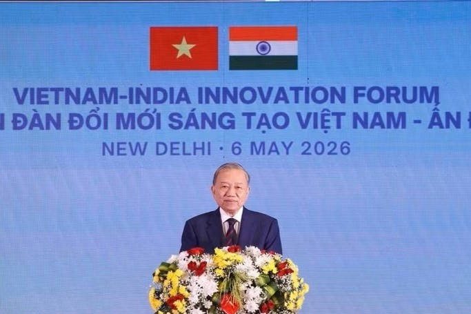 Tong Bi thu, Chu tich nuoc phat bieu tai Dien dan Doi moi sang tao hinh anh