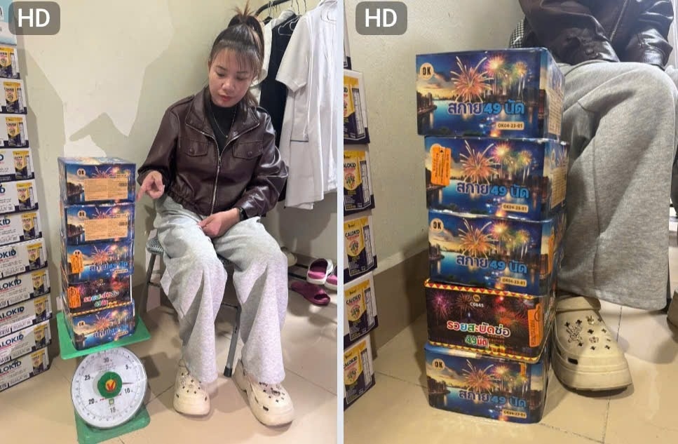 Phat hien gan 10 kg phao hoa no duoc cat giau tai Benh vien Vinh Phuc hinh anh