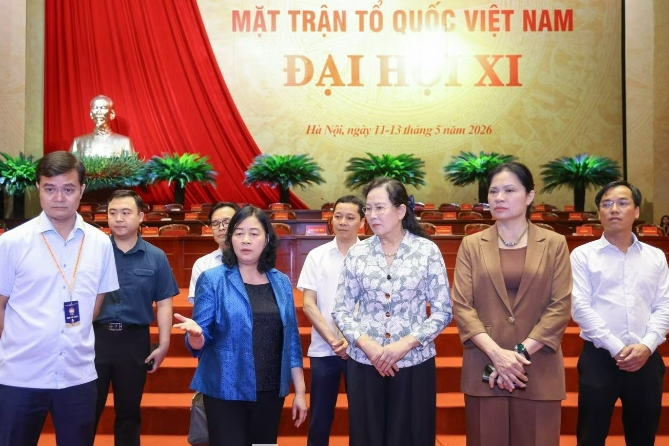 Chu tich Uy ban Trung uong MTTQ VN kiem tra cong tac chuan bi Dai hoi hinh anh