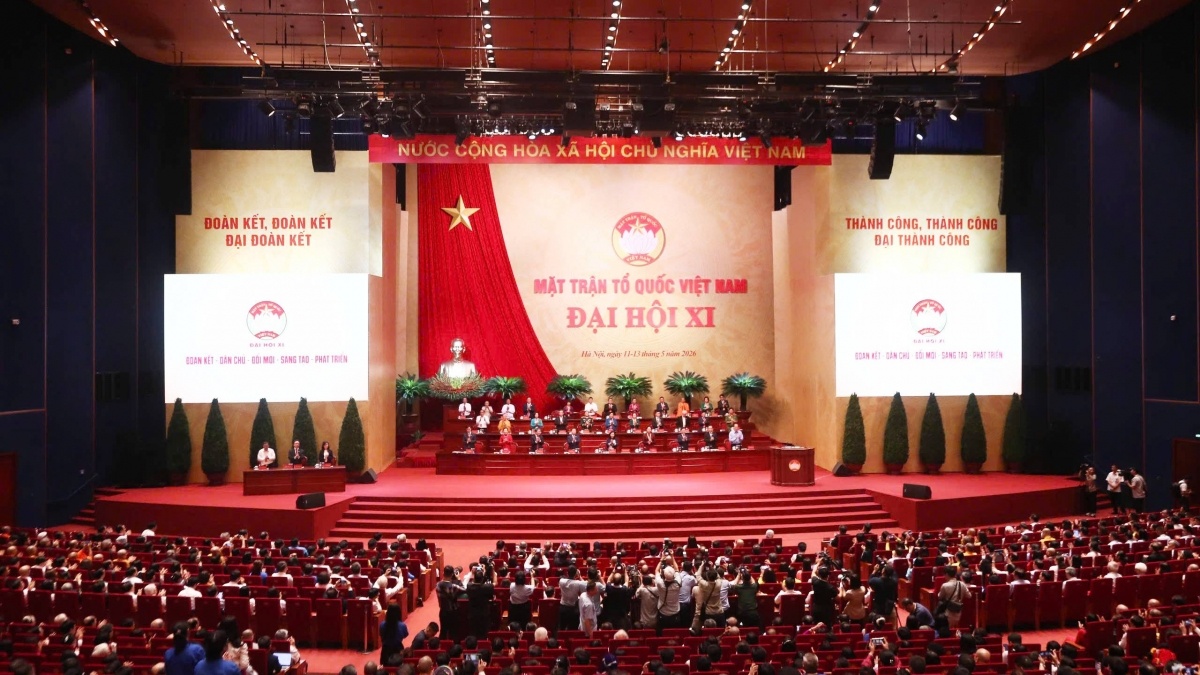 Sang nay, khai mac Dai hoi dai bieu toan quoc MTTQ Viet Nam lan thu XI hinh anh