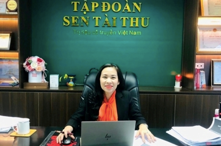 Sen Tai Thu,  Chu Sen Tai Thu,  CTich Sen Tai Thu,  Gdoc Sen Tai Thu,  NV Sen Tai Thu,  Pham Thi Hoa,  Nguyen Thi Thuy Linh anh 2