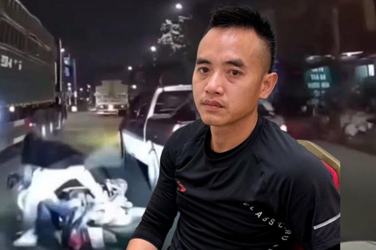 Bat khan cap tai xe xe ban tai tat dau lam 3 nguoi di xe may nga hinh anh