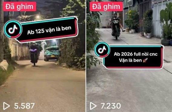 Boc dau xe may trong khu dan cu de quang ba tiem sua xe o TP.HCM hinh anh