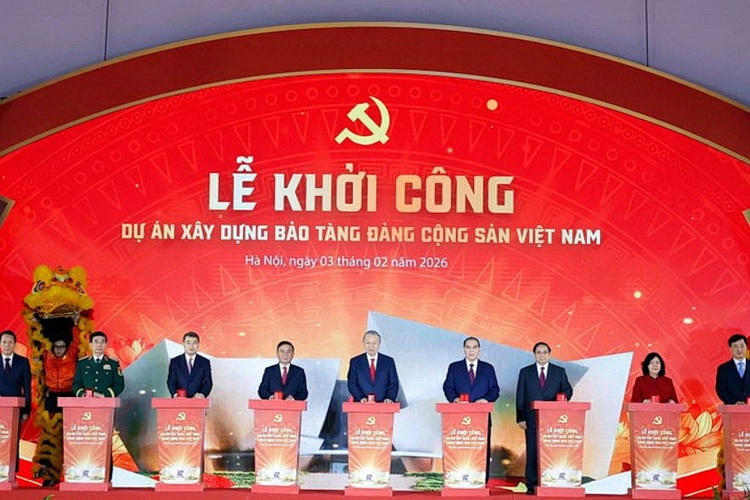 Tong Bi thu du khoi cong du an Bao tang Dang Cong san Viet Nam hinh anh