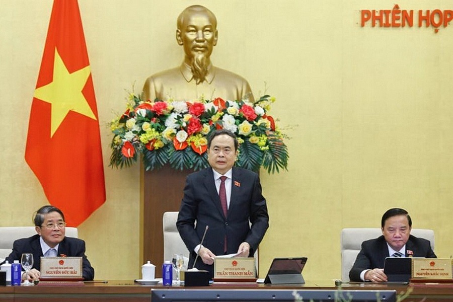 Khai mac Phien hop thu 54 cua Uy ban Thuong vu Quoc hoi hinh anh