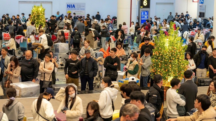 Nhieu duong bay di, den TP.HCM da kin cho dip Tet hinh anh