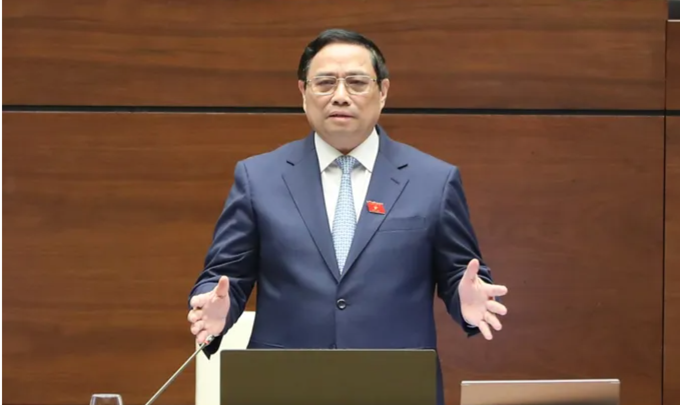 Thu tuong Pham Minh Chinh cung hai Pho thu tuong nhan them nhiem vu hinh anh