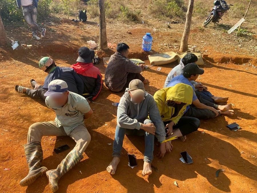 Triet pha tu diem da ga hoat dong tinh vi o xa bien gioi Lam Dong hinh anh