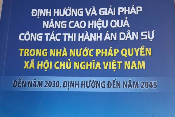 Sach ve cong tac thi hanh an dan su hinh anh