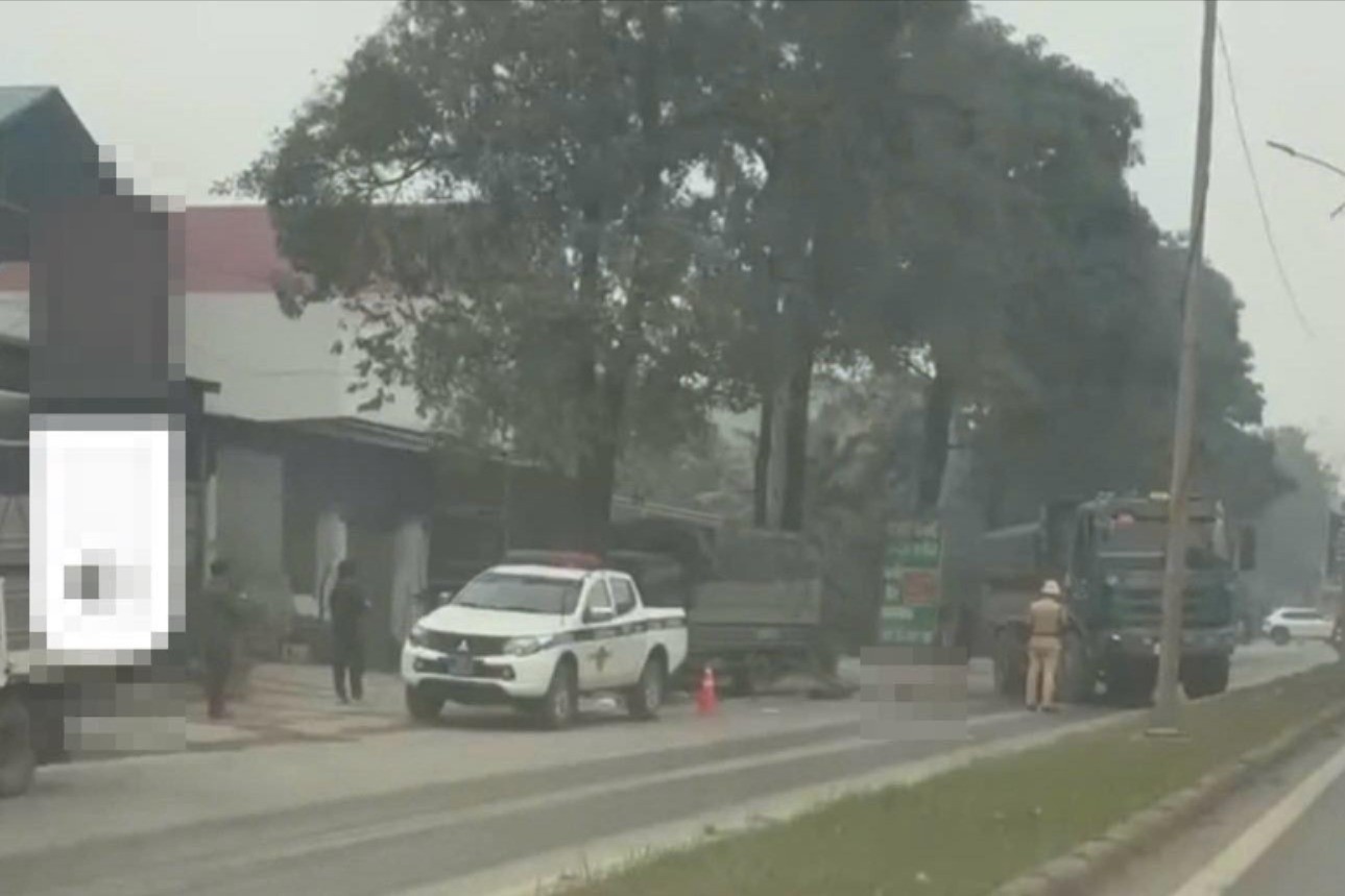 Tin moi vu tai nan lam CSGT hy sinh o Thai Nguyen hinh anh