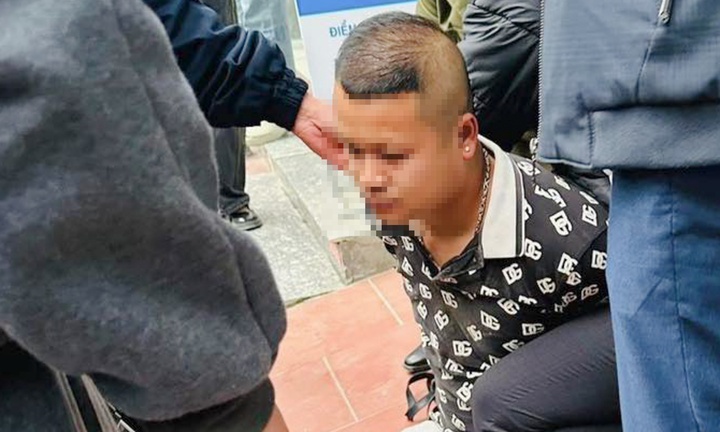 Bat nghi pham cuop ngan hang o Lao Cai hinh anh