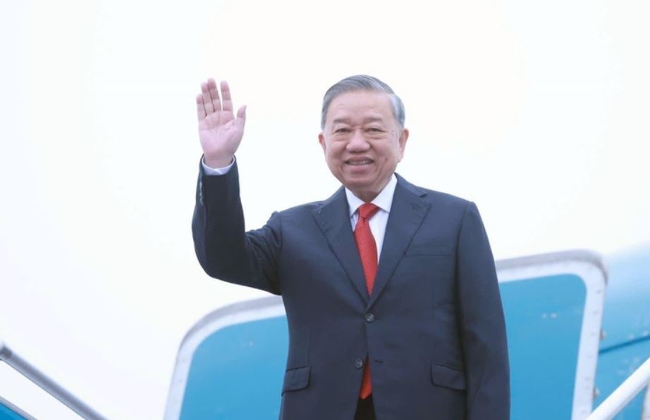 Tong Bi thu To Lam len duong tham cap Nha nuoc toi Lao hinh anh