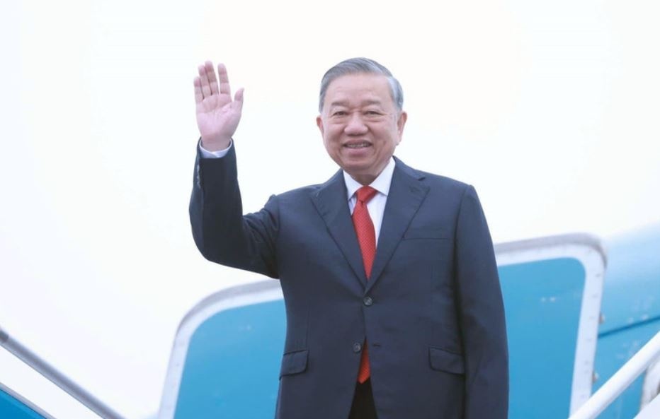 Tong Bi thu len duong tham cap Nha nuoc Vuong quoc Campuchia hinh anh