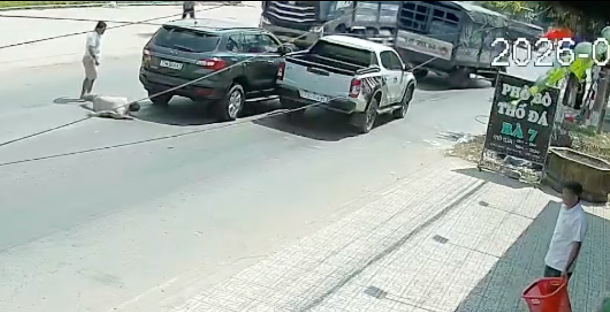 Khoi to tai xe danh nguoi tu vong giua duong o Tay Ninh hinh anh