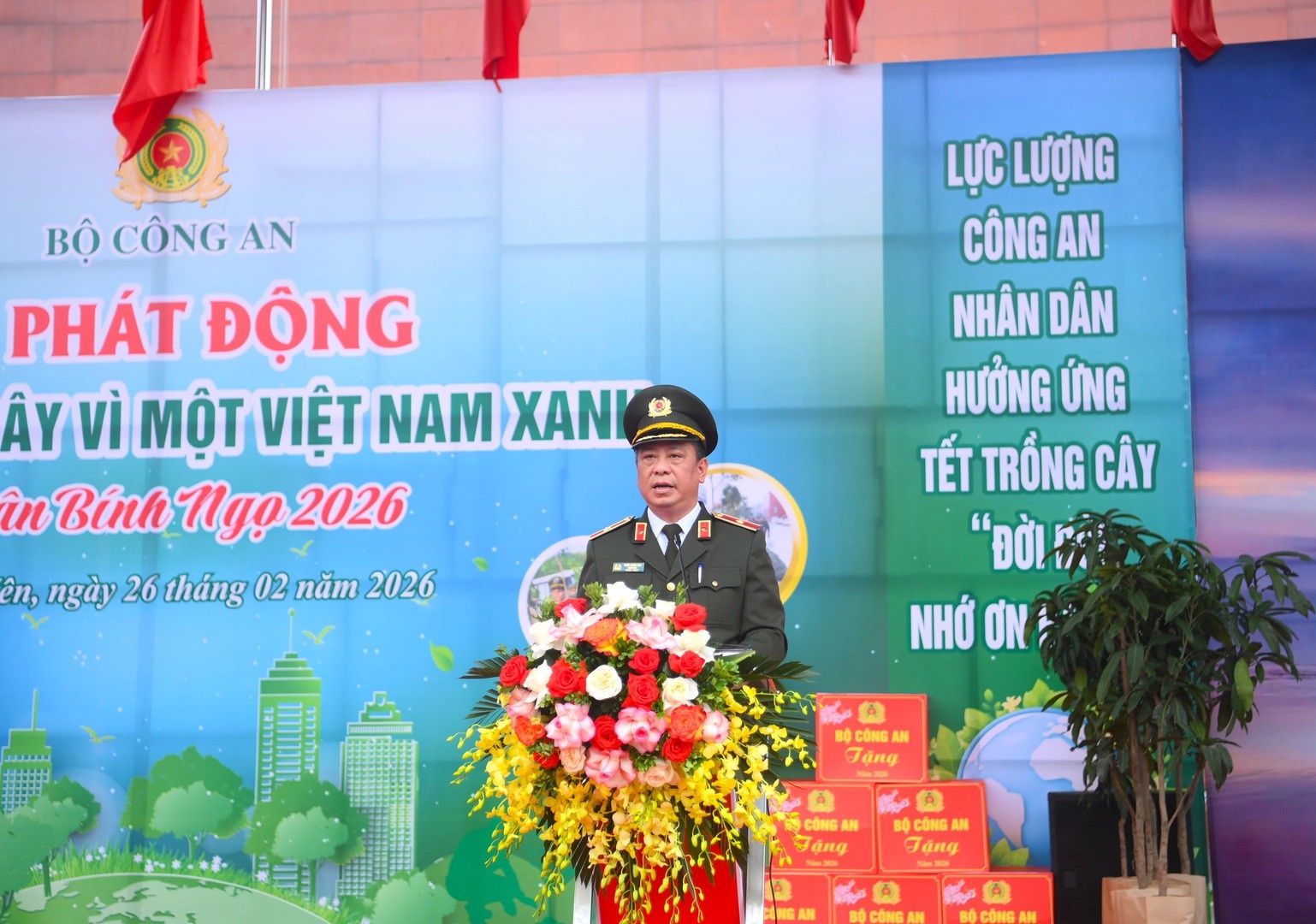 Bo Cong an,  Tet trong cay 2026 anh 4