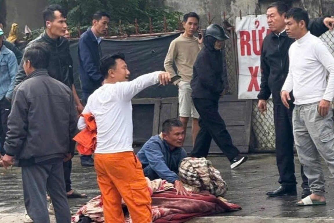 Binh han xi phat no, hai nguoi thuong vong o Hung Yen hinh anh