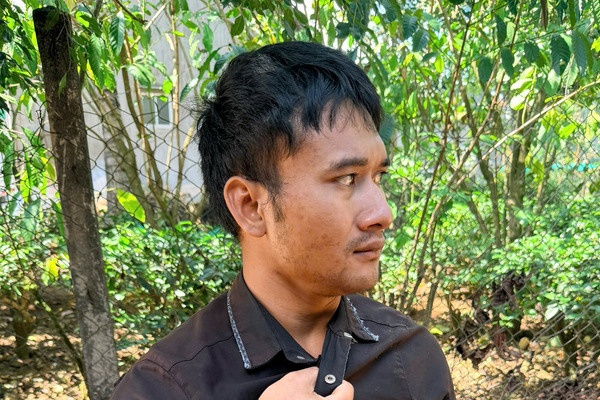 Bat giu doi tuong dung xa beng danh gay chan Dai uy cong an o Lam Dong hinh anh