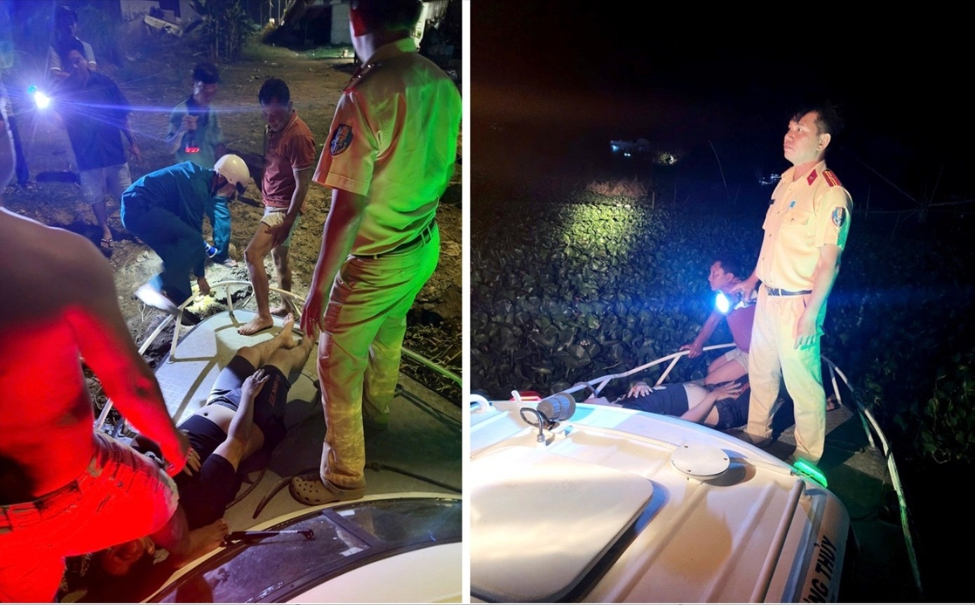 Cuu song nam thanh nien nhay cau toi mung 2 Tet hinh anh