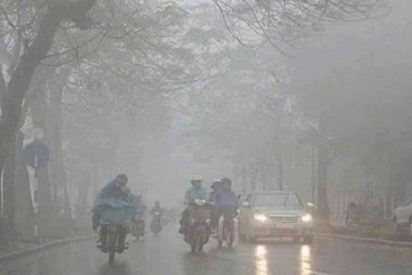 Thoi tiet 19/2: Mien Bac ret kem mua phun, mien Nam nang nong cuc bo hinh anh