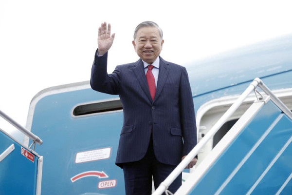 Tong Bi thu len duong du cuoc hop khai mac Hoi dong Hoa binh ve Gaza hinh anh