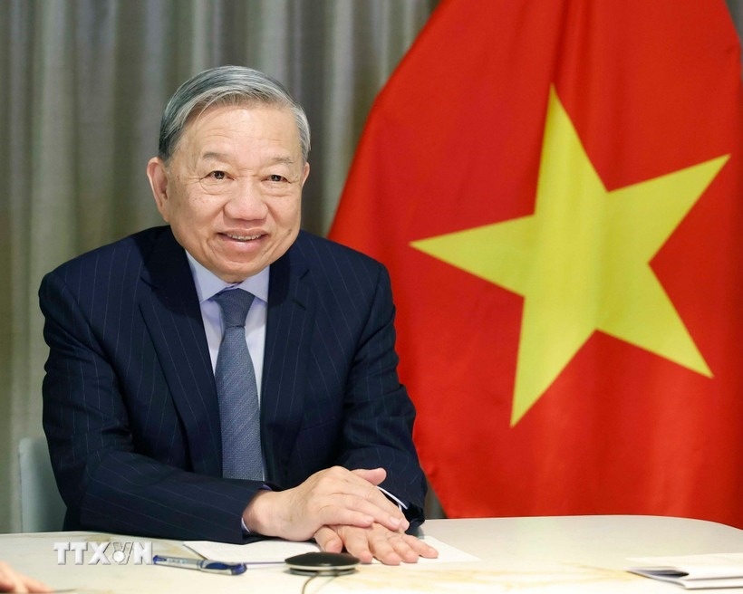 Tong Bi thu To Lam tiep Truong dai dien Thuong mai Hoa Ky Jamieson Greer hinh anh