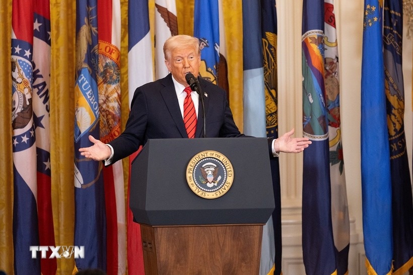 Tong thong My dat trong tam vao kinh te trong Thong diep lien bang 2026 hinh anh