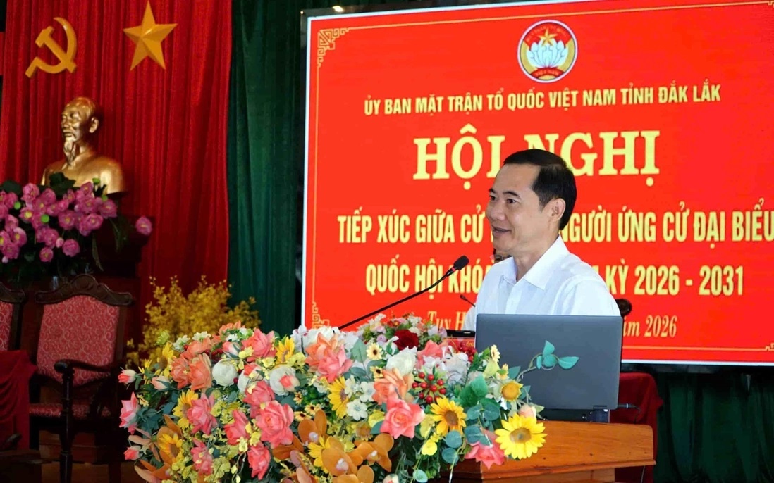 Ung vien DBQH Nguyen Thai Hoc va '3 dieu can co, 4 dieu can lam' hinh anh