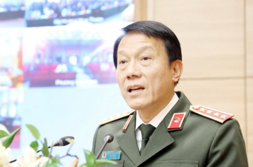 Dai tuong Luong Tam Quang tiep xuc cu tri tinh Hung Yen hinh anh