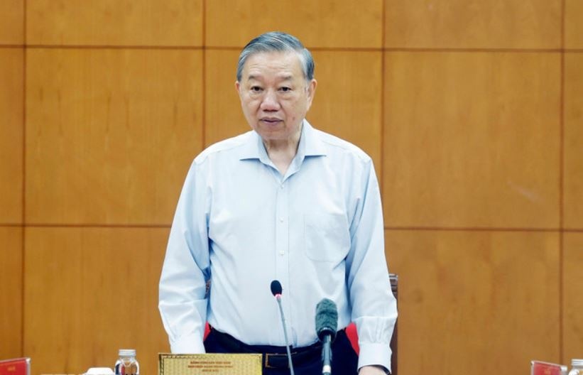 Tong Bi thu: Tiep tuc kien quyet, kien tri dau tranh chong tham nhung hinh anh