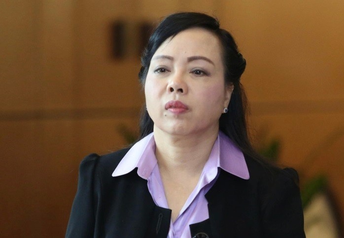 Sao Nam Song Hong,  Cuu bo truong,  Bo Y te,  Nguyen Thi Kim Tien anh 1