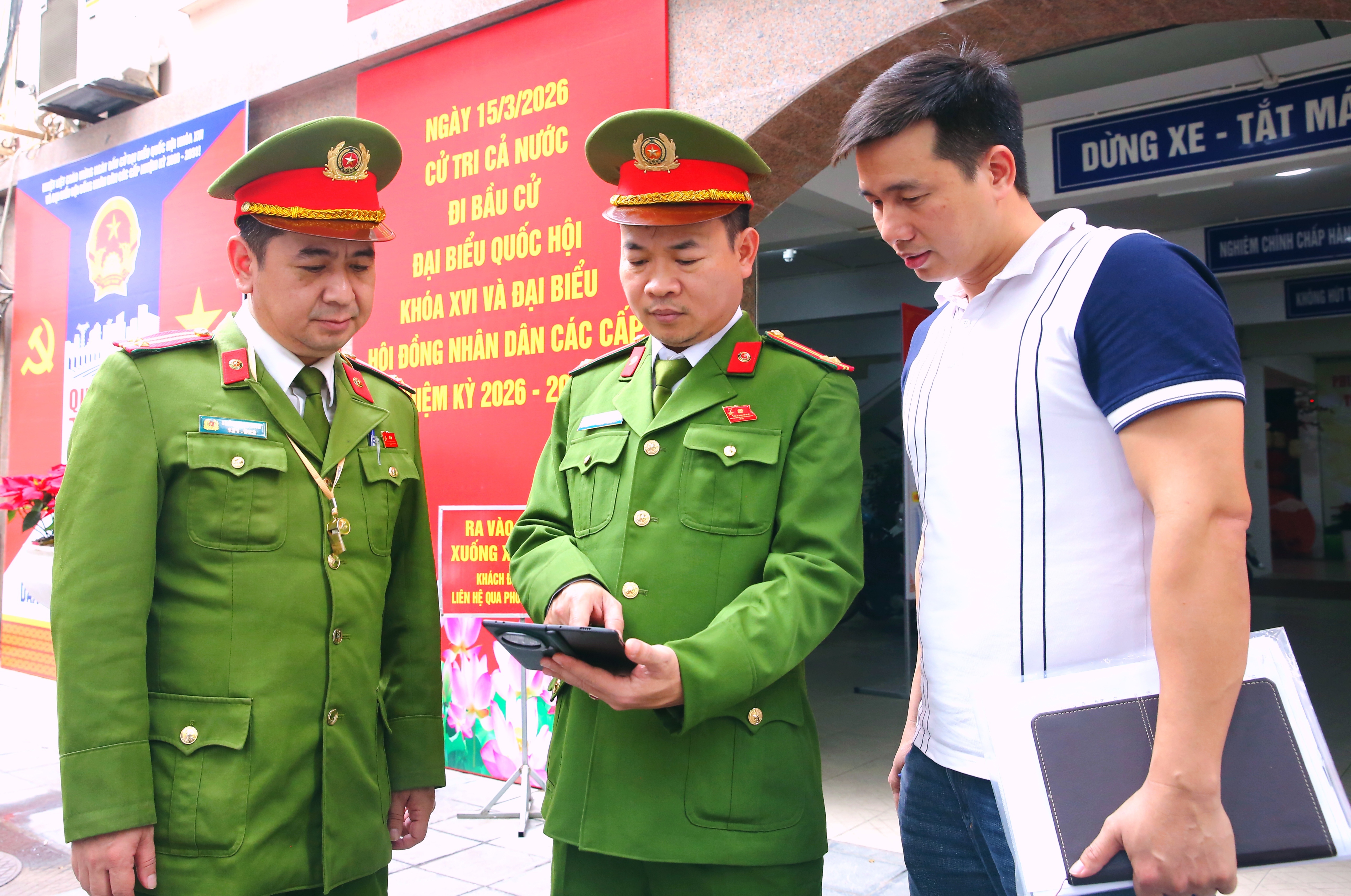 CATP Ha Noi bao dam an ninh cho cuoc bau cu Dai bieu Quoc hoi khoa XVI hinh anh