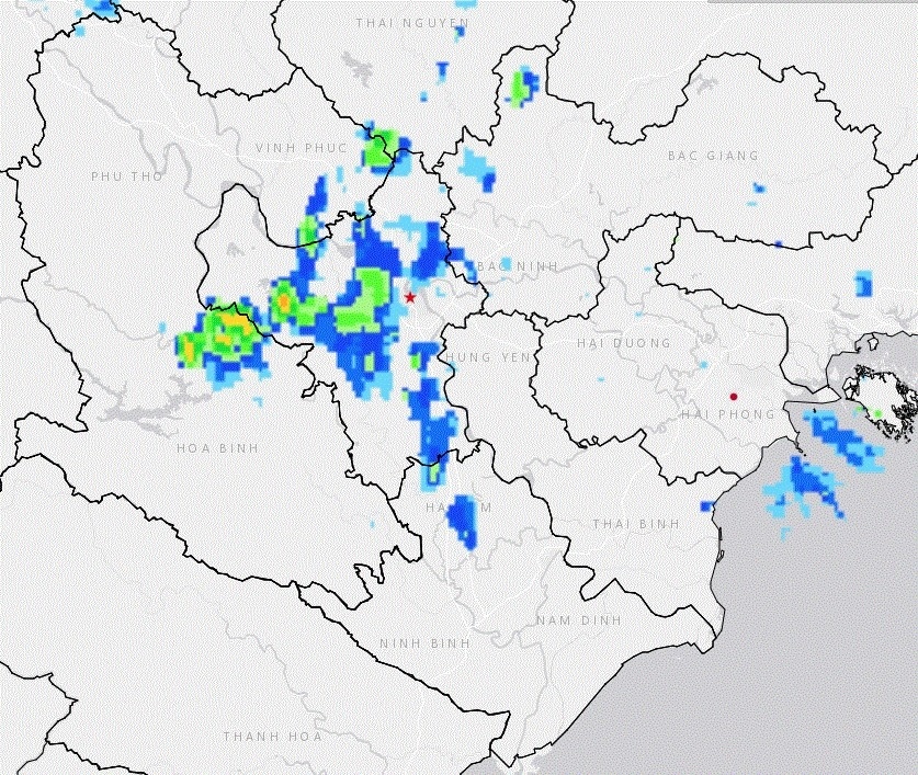 Canh bao dong, loc, set va mua lon cuc bo tai khu vuc noi thanh Ha Noi hinh anh